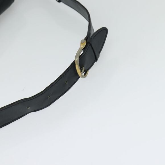 CELINE Shoulder Bag Leather Navy Gold - Picture 7 of 13